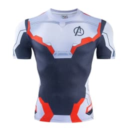 Red Nightwing Short Sleeve Compression Shirts Thanos 3D Printed T shirts Men NEW Crossfit Top For Male Fitness Clothing