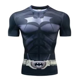 Red Nightwing Short Sleeve Compression Shirts Thanos 3D Printed T shirts Men NEW Crossfit Top For Male Fitness Clothing