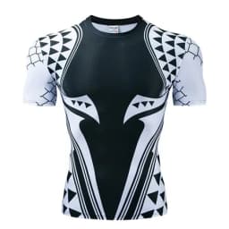 Red Nightwing Short Sleeve Compression Shirts Thanos 3D Printed T shirts Men NEW Crossfit Top For Male Fitness Clothing