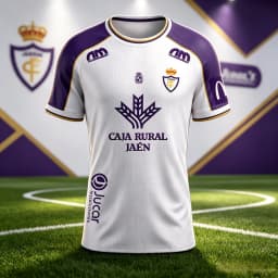 2026/27 Season Real Jaén Football Jersey Shirt, Men Women Summer Hot Sales 3D Sports Training Breathable Quick Drying Sweatshirt