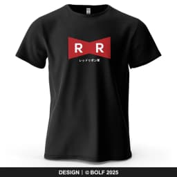 Red Ribbon Army Printed Men's T-Shirt 100% Cotton Oversized Anime Graphic Tees for Women Tops Tees Casual Streetwear