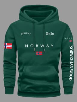 NORWAY Flag Hoodies Men Women Outdoor Sport Street Adventure Fitness Running Street Casual Autumn Winter Sweatshirt Top Clothing