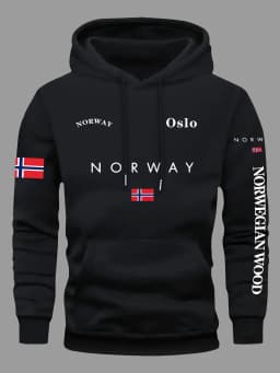 NORWAY Flag Hoodies Men Women Outdoor Sport Street Adventure Fitness Running Street Casual Autumn Winter Sweatshirt Top Clothing