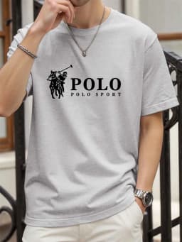 New Style High Quality Men's T-Shirt 2026 Summer Print Casual 100% Cotton Man Loose T-Shirt Sports Top
