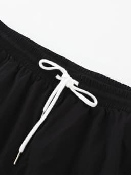 American Side Stripe Letter Embroidered Wide Leg Casual Pants Men's Summer Loose Draped Sports Trousers