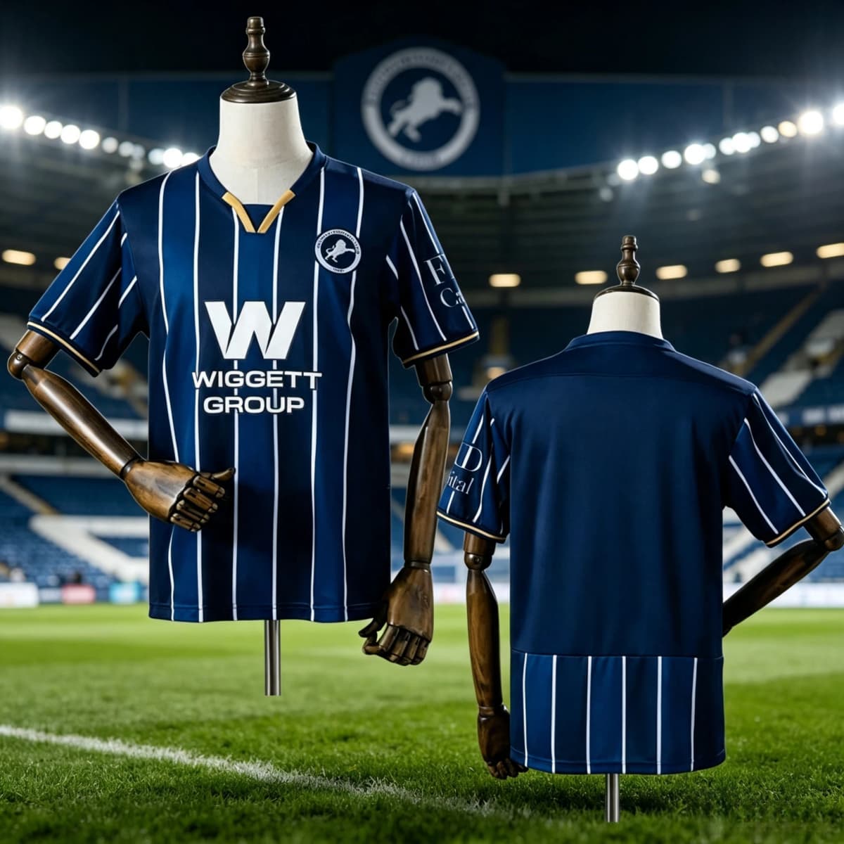 26-27 Season Millwall Football Jersey Shirt, Fan Jersey 3D Print Tshirt, Men Summer Training Breathable Quick Drying Sweatshirt