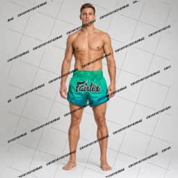 New Fairtex Muay Thai Shorts - BS1953 Quantum Men's Oversized Breathable Speed Drying Gym Octagonal Cage Training Shorts