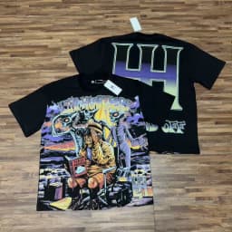 Europe America Streetwear Life Hustlers T-Shirt High Quality Hip Hop Bulldog Pattern Rhinestone Short Sleeve Men Women