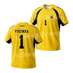 Cape Verde Vozinha 1 Goalkeeper Jersey Yellow Cabo Verde Football Shirt Men Sportswear Breathable Quick Dry Team Uniforms Gifts