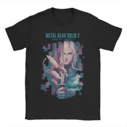 Men Women MGS1 Solid Snake Game T Shirt Metal Gear Cotton Tops Funny Short Sleeve O Neck Tees Classic T-Shirts