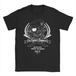Men Women MGS1 Solid Snake Game T Shirt Metal Gear Cotton Tops Funny Short Sleeve O Neck Tees Classic T-Shirts