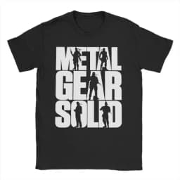 Men Women MGS1 Solid Snake Game T Shirt Metal Gear Cotton Tops Funny Short Sleeve O Neck Tees Classic T-Shirts