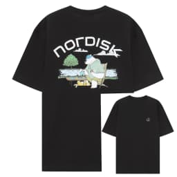 Big Polar Bear NORDISK Outdoor Fashion Casual T-shirt Cotton Graphic Tee Men's and Women's Summer T Shirt Streetwear