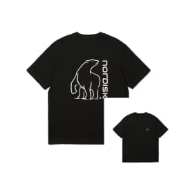 Big Polar Bear NORDISK Outdoor Fashion Casual T-shirt Cotton Graphic Tee Men's and Women's Summer T Shirt Streetwear