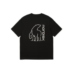 Big Polar Bear NORDISK Outdoor Fashion Casual T-shirt Cotton Graphic Tee Men's and Women's Summer T Shirt Streetwear