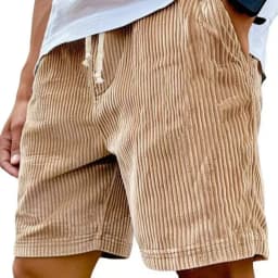 Summer Men Corduroy Sweatpants Casual Shorts Men's Beach Shorts Basketball Short Trousers Solid Color Label Sportswear Men