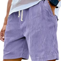 Summer Men Corduroy Sweatpants Casual Shorts Men's Beach Shorts Basketball Short Trousers Solid Color Label Sportswear Men