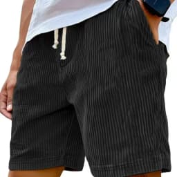 Summer Men Corduroy Sweatpants Casual Shorts Men's Beach Shorts Basketball Short Trousers Solid Color Label Sportswear Men