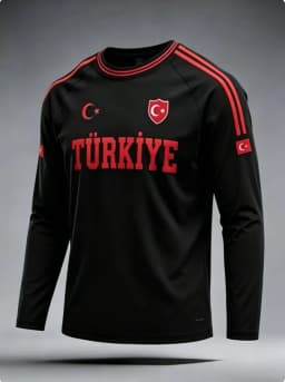 Türkiye round neck long sleeved T-shirt 3D printed fashionable versatile breathable quick drying daily long sleeved shirt