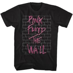 Pink Floyd's The Wall Classic Rock Black Men's T-shirt Vintage Oversized Polyester Me Women Round Neck Short Sleeve Clothing