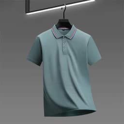 Men's Casual Solid Color Short Sleeve Polo Shirt Summer Fashionable Comfortable Versatile Top for Men
