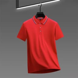 Men's Casual Solid Color Short Sleeve Polo Shirt Summer Fashionable Comfortable Versatile Top for Men