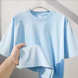 Summer 100% Cotton Men Women T Shirt 300 grams Heavyweight Round Neck Casual Shirt for Men Women Basic Tee