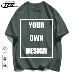 Men's Personalized T-shirt 100%Cotton Tee Custom Shirt Make Your Design Logo Text Men Women Design Your Gift Couple Tshirt