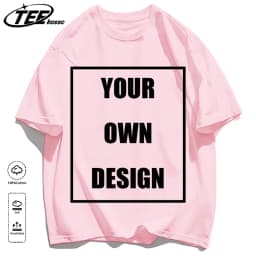Men's Personalized T-shirt 100%Cotton Tee Custom Shirt Make Your Design Logo Text Men Women Design Your Gift Couple Tshirt