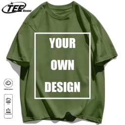 Men's Personalized T-shirt 100%Cotton Tee Custom Shirt Make Your Design Logo Text Men Women Design Your Gift Couple Tshirt