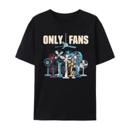 Summer Only Fans Mens Clothing Men's Women Fashion Short Sleeve Clothing Print Cotton Tee Shirts Round NeckT-shirt Regular Style