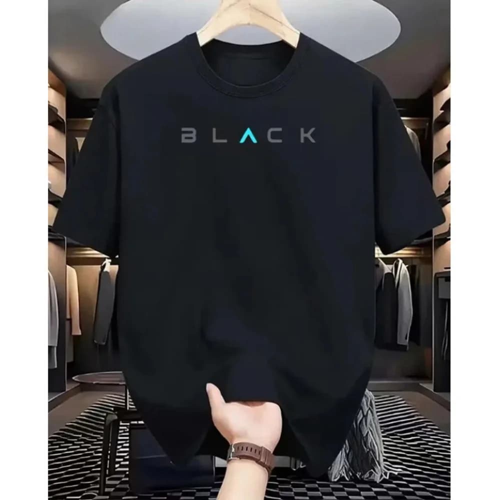Men's Fashion Printed T-Shirt Men's Fashion Printed T-Shirt Round Neck T-Shirt Loose Top