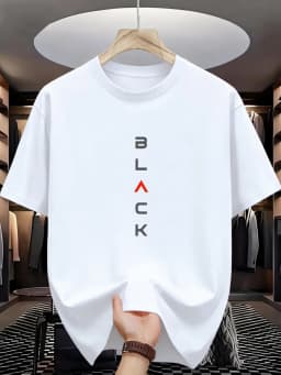 Men's Fashion Printed T-Shirt Men's Fashion Printed T-Shirt Round Neck T-Shirt Loose Top