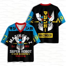 New  Men's Women's 2026 Anime Mazinger Grendizer Jersey Summer Soccer Shirt Casual Sports T-Shirt Tops
