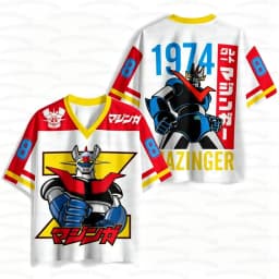 New  Men's Women's 2026 Anime Mazinger Grendizer Jersey Summer Soccer Shirt Casual Sports T-Shirt Tops