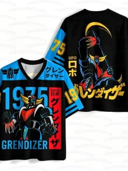 New  Men's Women's 2026 Anime Mazinger Grendizer Jersey Summer Soccer Shirt Casual Sports T-Shirt Tops