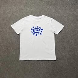 2026 Men Sun Roll Classic Basic Short Sleeve Beauty Trend High Street Summer Loose Cotton Couple T-shirt