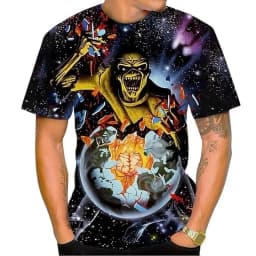 2026 New Rock Heavy Metal Band T-shirt Hip-hop Street Style Short Sleeve Breathable Living Dead Band T Shirt for Men Women Tops