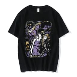 Anime Jojo 7 Steel Ball Run Charlie Kirk & Gyro Zeppeli Graphic Cotton Unisex Shirt 2026 Summer New Y2k Short Sleeve T Shirt