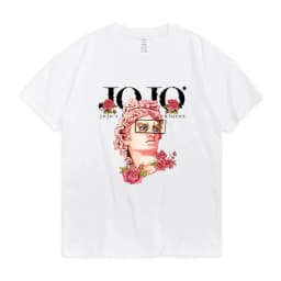 Anime Jojo 7 Steel Ball Run Charlie Kirk & Gyro Zeppeli Graphic Cotton Unisex Shirt 2026 Summer New Y2k Short Sleeve T Shirt