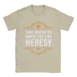 Vintage Heresy Funny Wargaming W-Warhammer 40k T-Shirts Women Round Neck Cotton T Shirts Short Sleeve Tees Gift Idea Clothing
