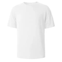 500/300g Heavy-duty White Pure Cotton T-shirt Thickened Threaded Round Neck Short Sleeves Three Needle Half Sleeve Tees