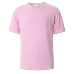 500/300g Heavy-duty White Pure Cotton T-shirt Thickened Threaded Round Neck Short Sleeves Three Needle Half Sleeve Tees