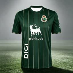 26-27 Hot Selling Unisex Racing Santander Home Kit Football Jersey Summer Breathable Quick-Dry for Men Women Fashion T-shirt
