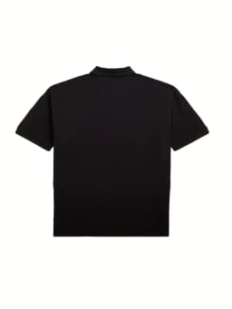 Vintage Skull Pattern Y2K Polo Shirt | Retro American Street Style, Short Sleeve, Loose Fit, Regular Length Placket All-Season