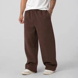 Men's Large Size Oversized Wide-Leg Sweatpants - Loose-Fit Trousers with Elastic Waist Breathable Winter Pants
