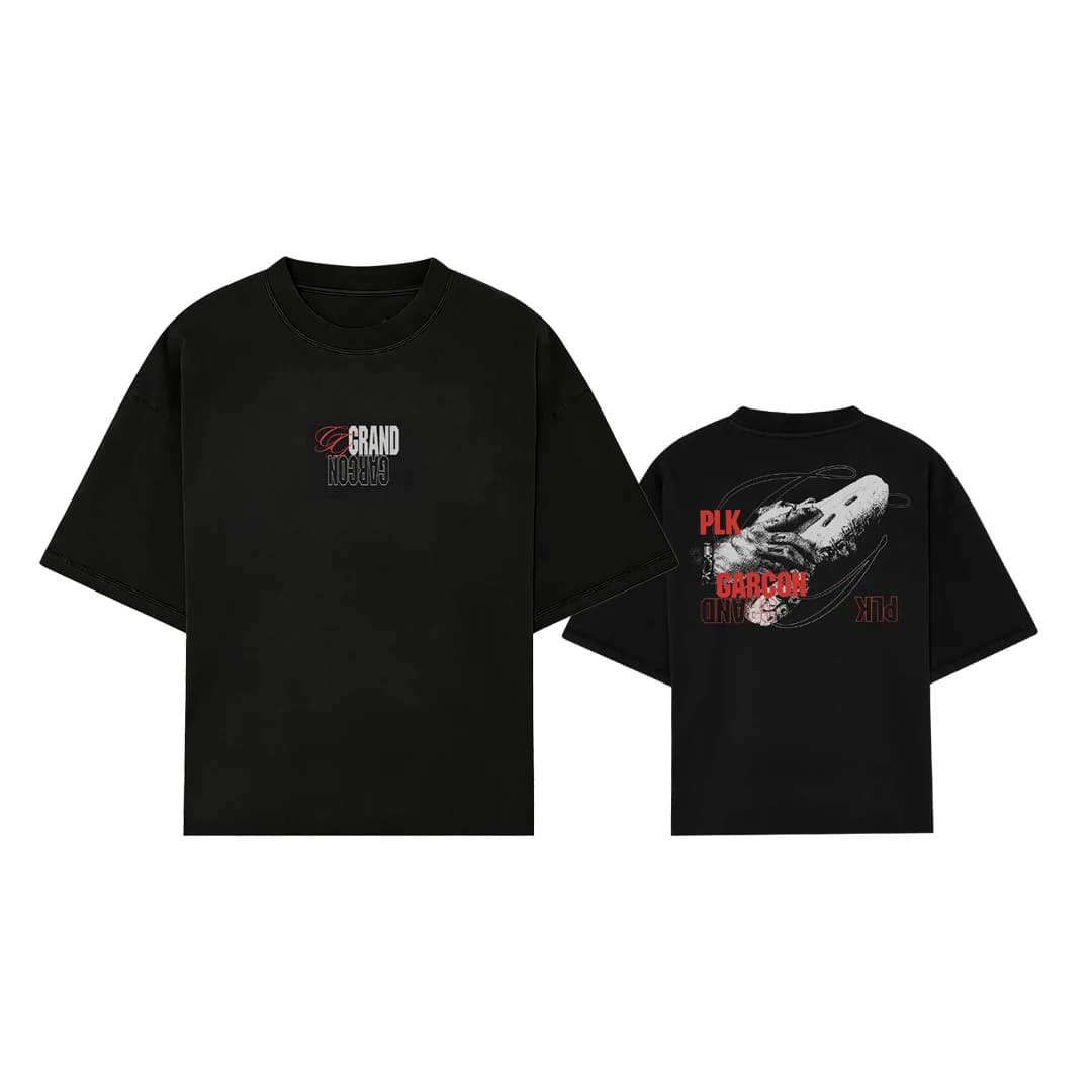 PLK (rapper) Grand Gar ç on graphic T-shirt Hip Hop Rock Men's T-shirt Summer Pure cotton T-Shirt Kid's Clothing Tee Y2k Woman ﻿