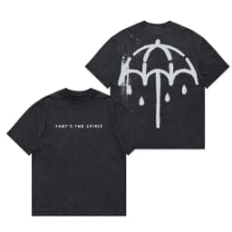 Anime Animation Metal Band Bring Me The Horizon T-Shirt Cotton Graphic Tee Men Women Summer Streetwear