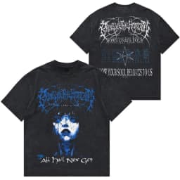 Anime Animation Metal Band Bring Me The Horizon T-Shirt Cotton Graphic Tee Men Women Summer Streetwear