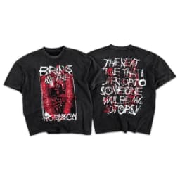 Anime Animation Metal Band Bring Me The Horizon T-Shirt Cotton Graphic Tee Men Women Summer Streetwear